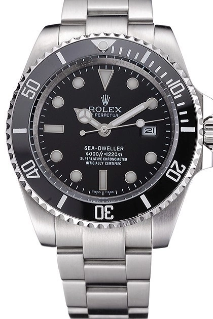 Aaa replica watch Rolex Stainless Case Steel Bracelet Sky Black 622837 Dwellerr Dial And 0821